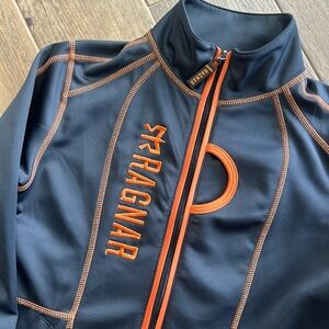 Ragnar Jacket Women’s Small Gray Full Zip Track Embroidered Official